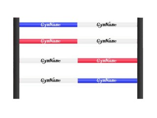 Customized Boxing Ring Rope Cover 3m x 16 pcs (For 4x4 m Boxing Ring) : Red/Blue/White